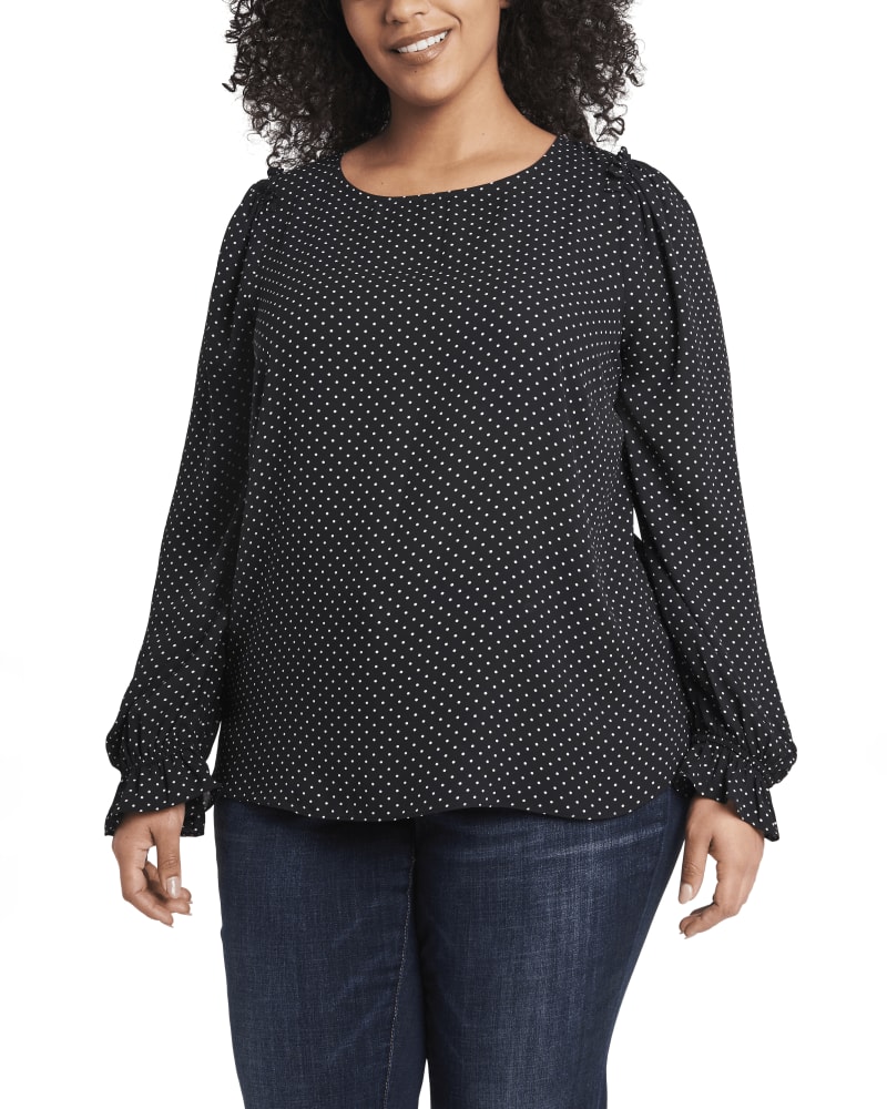 Cece polka dot blouse on sale